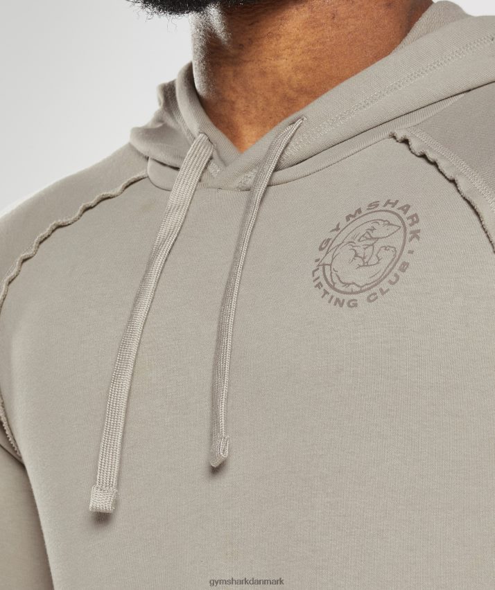 Mænd Gymshark ældre hættetrøje N4ZDDN854 ecru brun