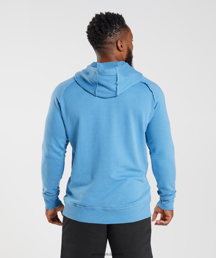Mænd Gymshark ældre hættetrøje N4ZDDN855 kystblå