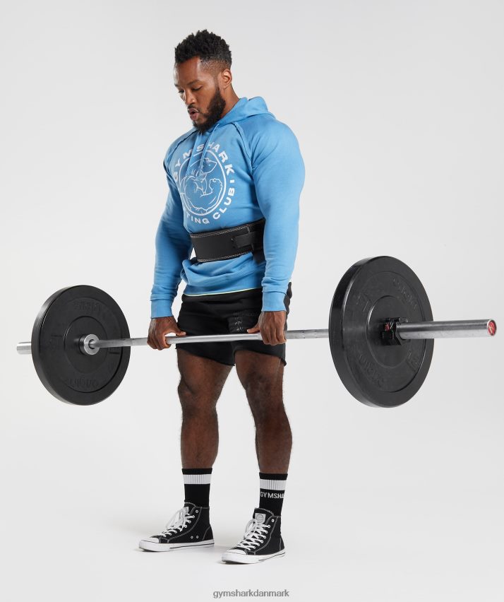 Mænd Gymshark ældre hættetrøje N4ZDDN855 kystblå