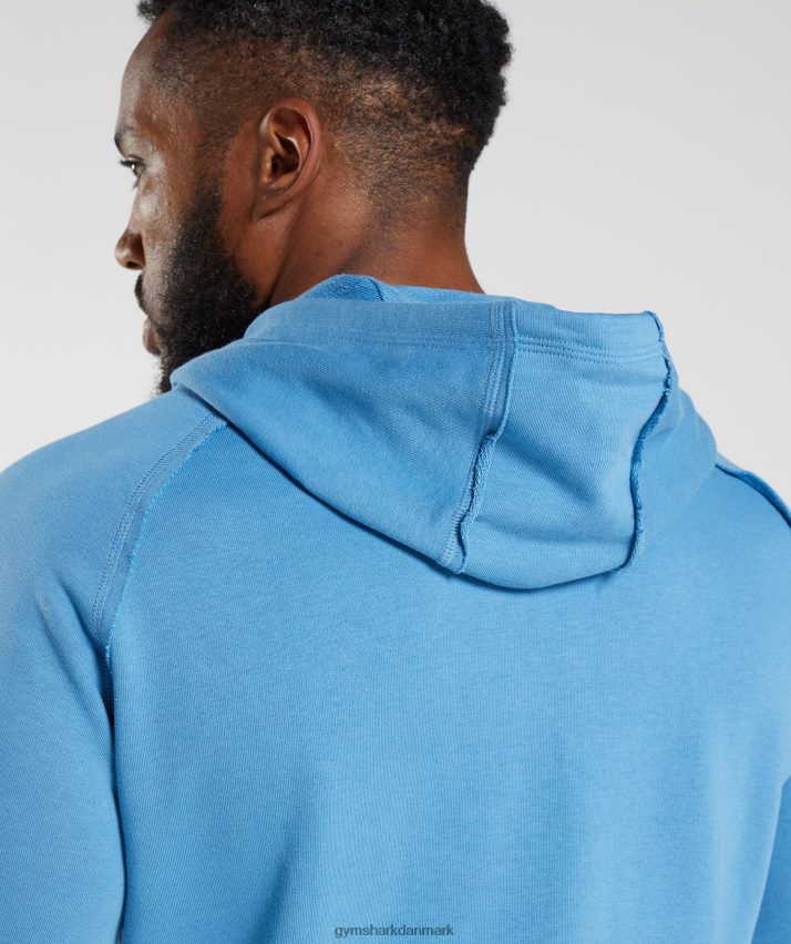 Mænd Gymshark ældre hættetrøje N4ZDDN855 kystblå