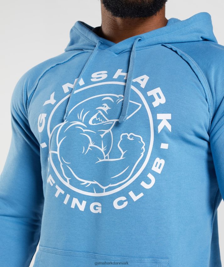 Mænd Gymshark ældre hættetrøje N4ZDDN855 kystblå
