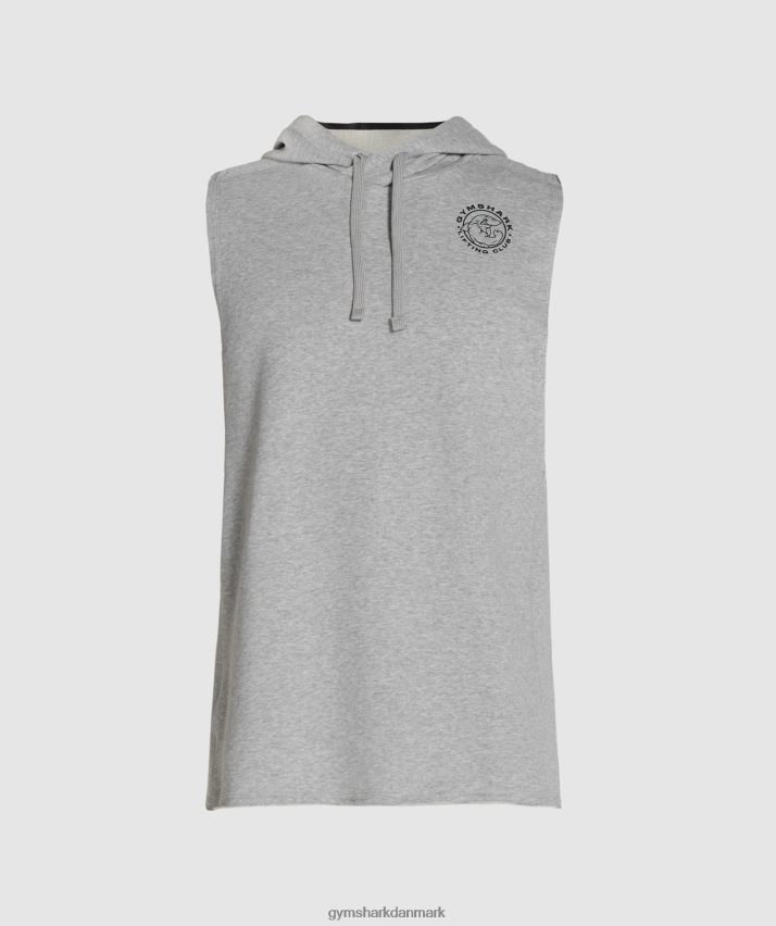 Mænd Gymshark legacy drop arm hættetrøje N4ZDDN853 lysegrå mergel