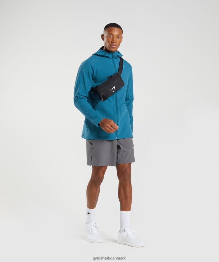 Mænd Gymshark apex jakke N4ZDDN819 atlantisk blå