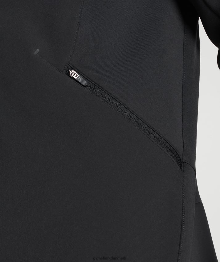 Mænd Gymshark apex jakke N4ZDDN869 sort