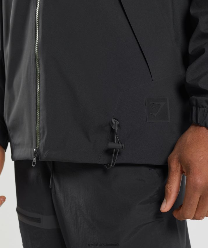 Mænd Gymshark gentag jakke N4ZDDN840 sort