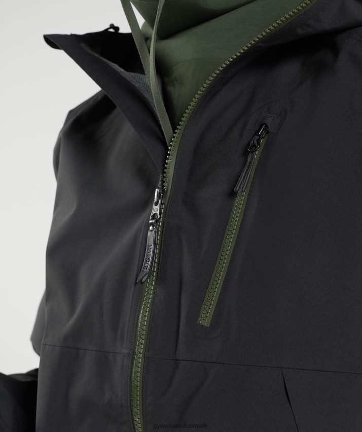 Mænd Gymshark gentag jakke N4ZDDN840 sort