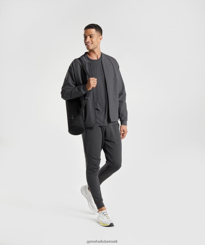 Mænd Gymshark studie jakke N4ZDDN817 onyx grå