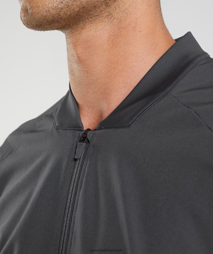 Mænd Gymshark studie jakke N4ZDDN817 onyx grå