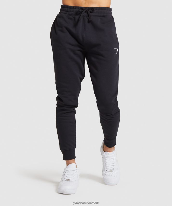 Mænd Gymshark crest joggere N4ZDDN1054 sort