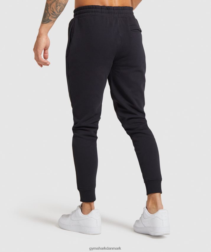 Mænd Gymshark crest joggere N4ZDDN1054 sort