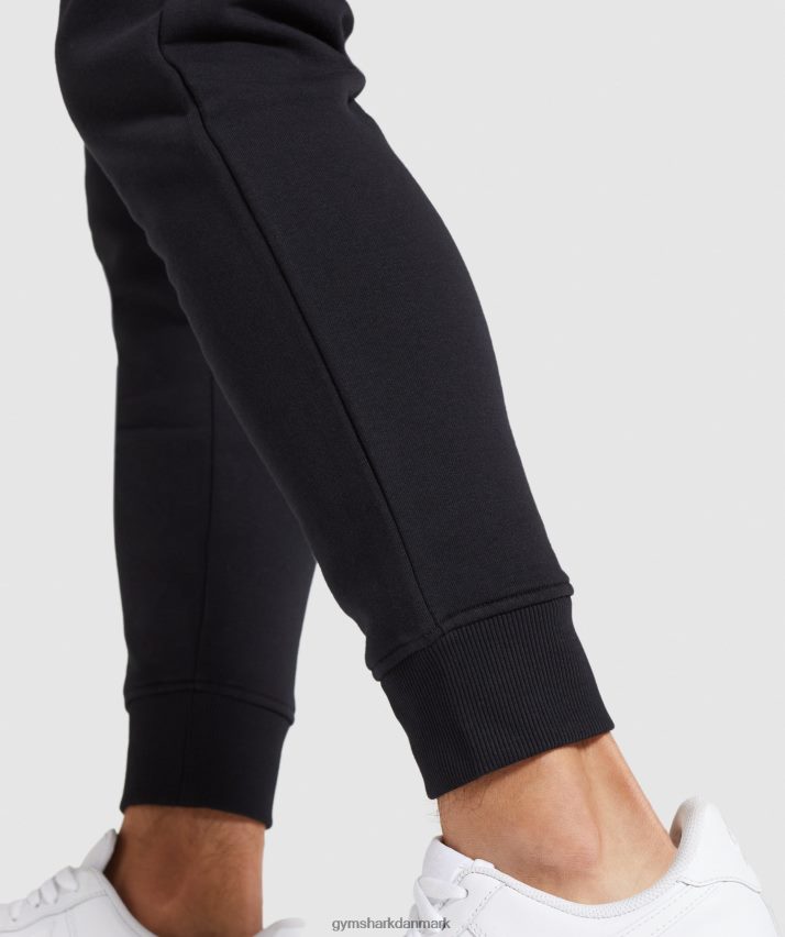 Mænd Gymshark crest joggere N4ZDDN1054 sort
