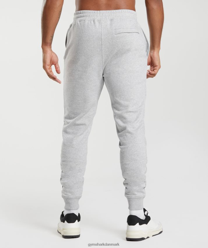 Mænd Gymshark crest joggere N4ZDDN1056 lysegrå mergel