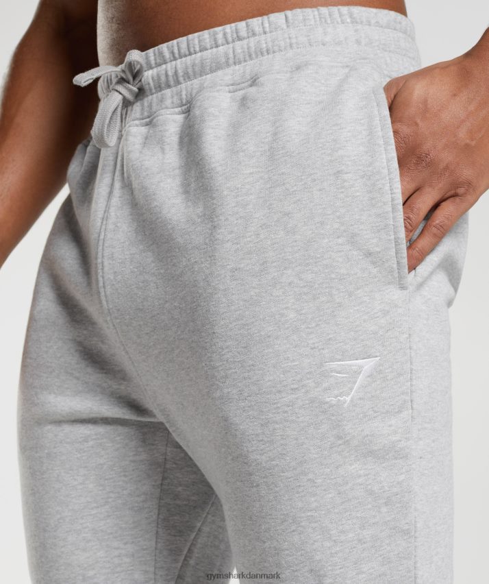 Mænd Gymshark crest joggere N4ZDDN1056 lysegrå mergel