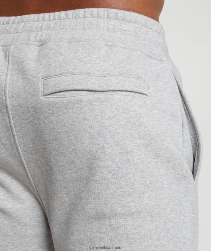Mænd Gymshark crest joggere N4ZDDN1056 lysegrå mergel