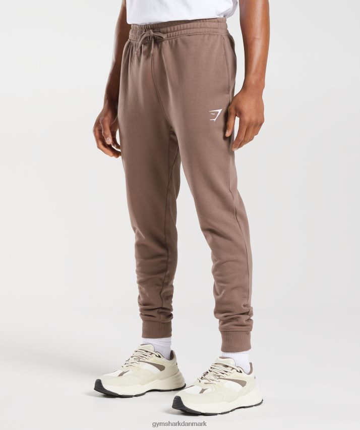 Mænd Gymshark crest joggere N4ZDDN1058 trøffel brun