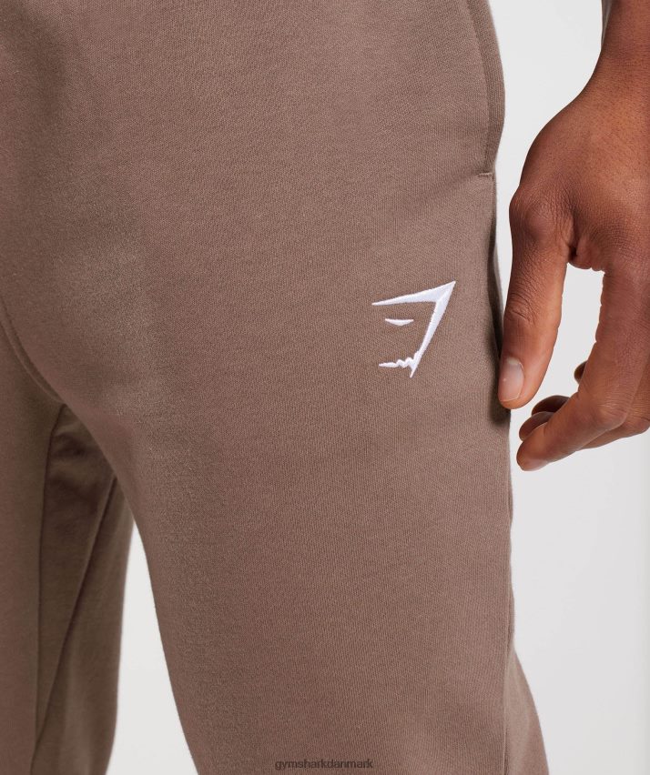 Mænd Gymshark crest joggere N4ZDDN1058 trøffel brun
