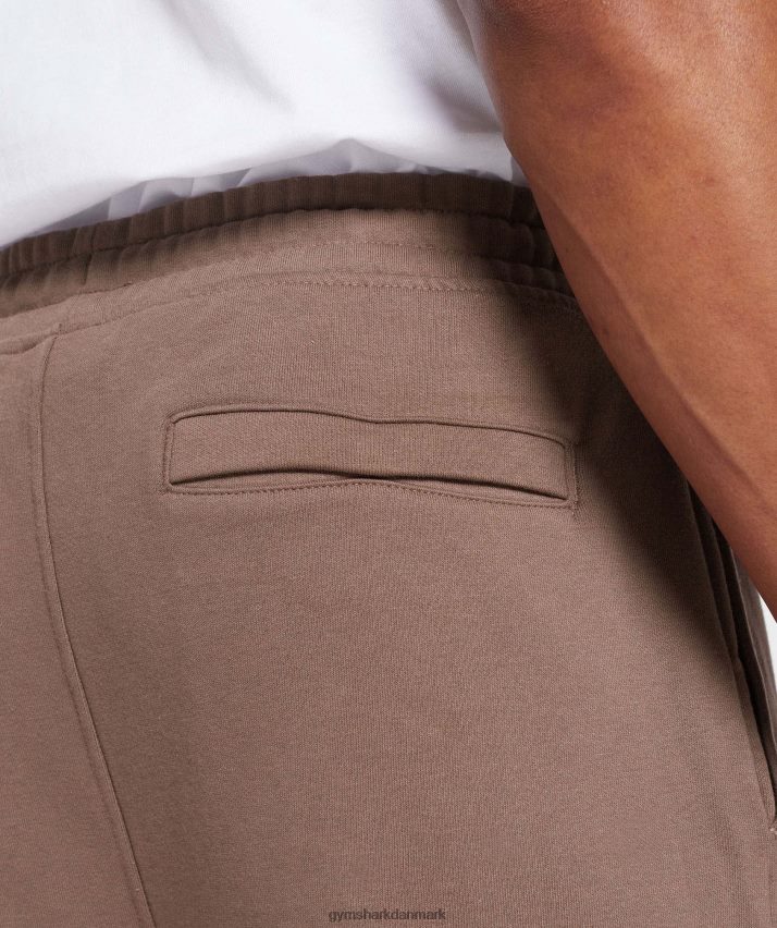 Mænd Gymshark crest joggere N4ZDDN1058 trøffel brun
