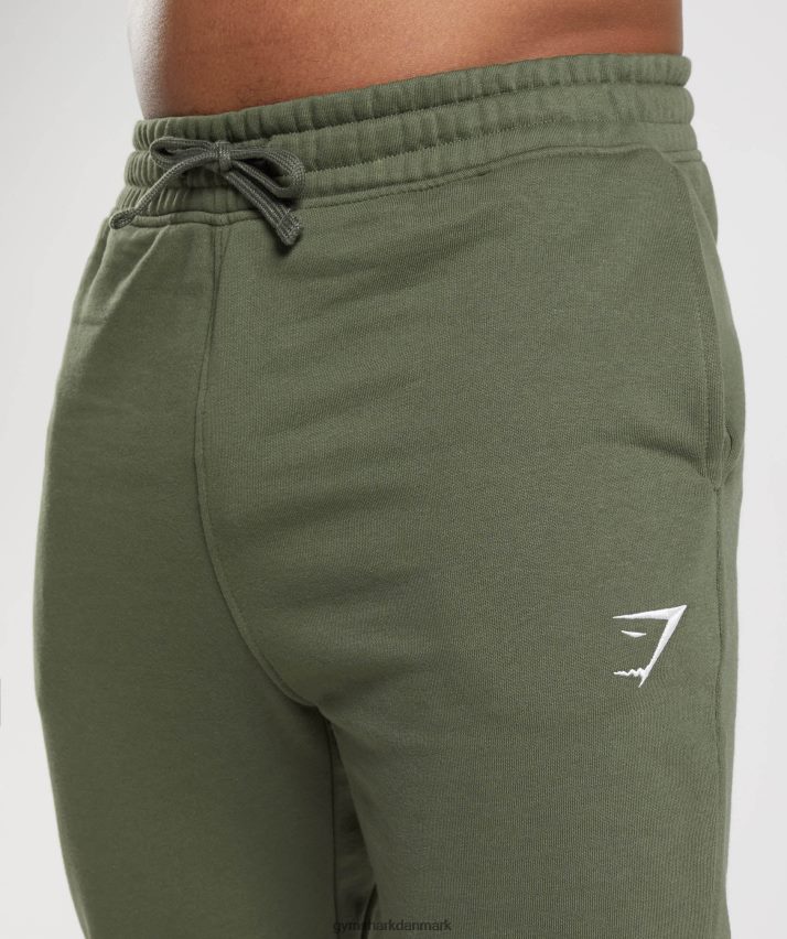 Mænd Gymshark crest joggere N4ZDDN1060 kerne oliven