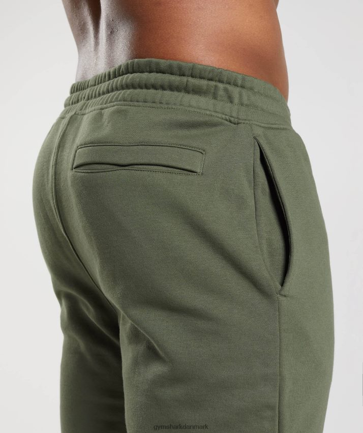 Mænd Gymshark crest joggere N4ZDDN1060 kerne oliven