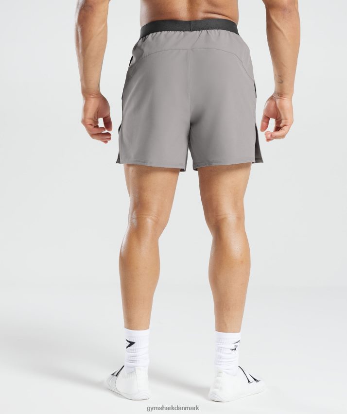 Mænd Gymshark 315 vævede shorts N4ZDDN544 marmor grå