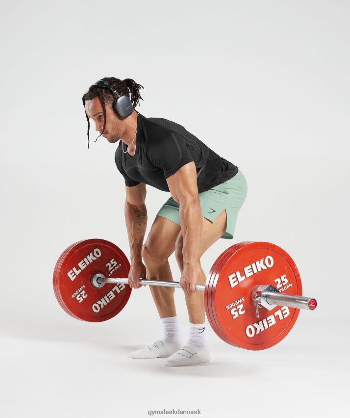 Mænd Gymshark 315 vævede shorts N4ZDDN545 frost krikand