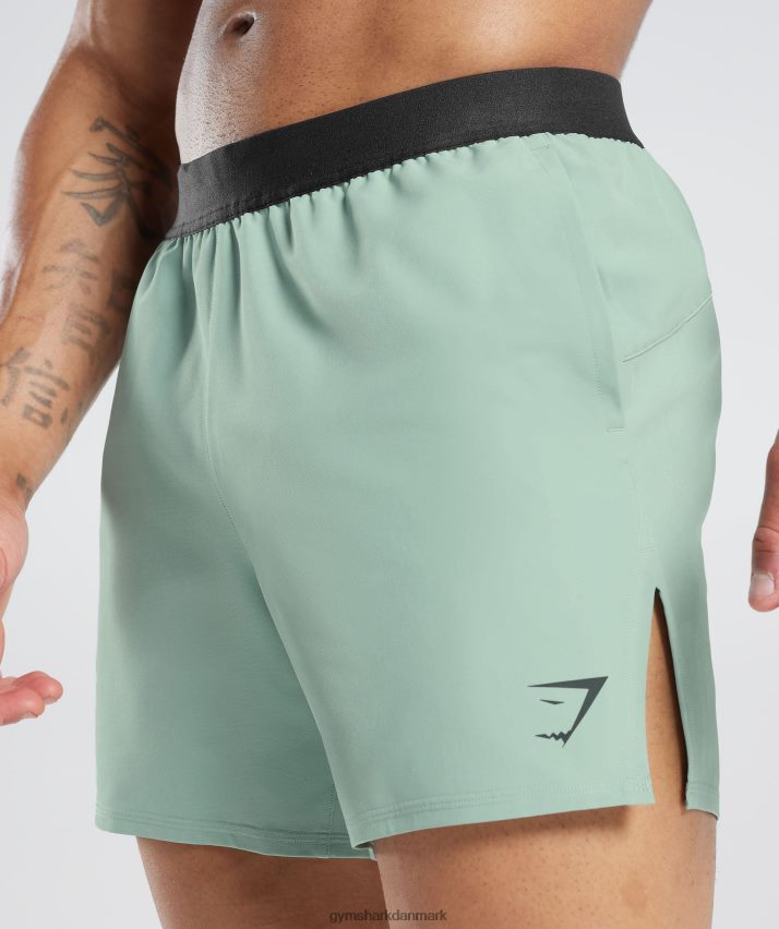 Mænd Gymshark 315 vævede shorts N4ZDDN545 frost krikand
