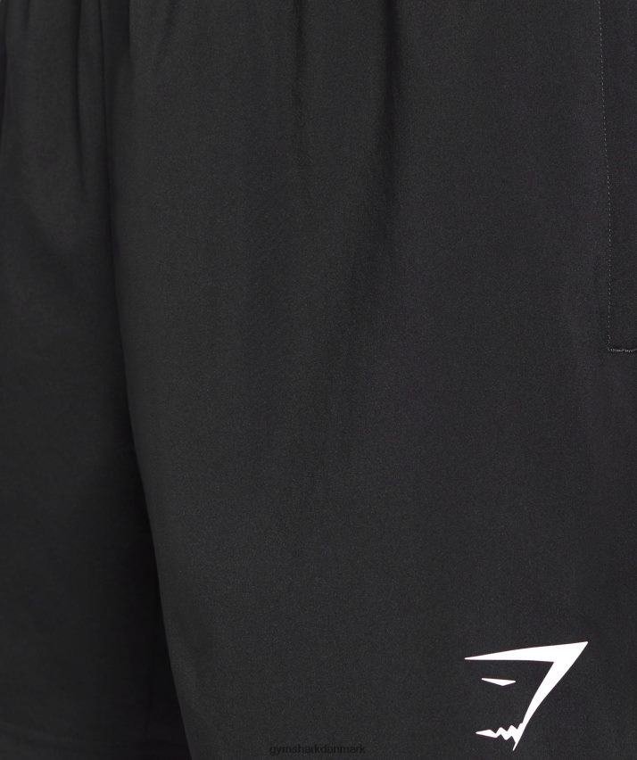 Mænd Gymshark ankomst 5 shorts N4ZDDN509 sort