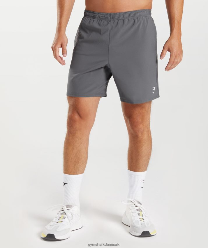 Mænd Gymshark ankomst 7 shorts N4ZDDN521 silhuet grå
