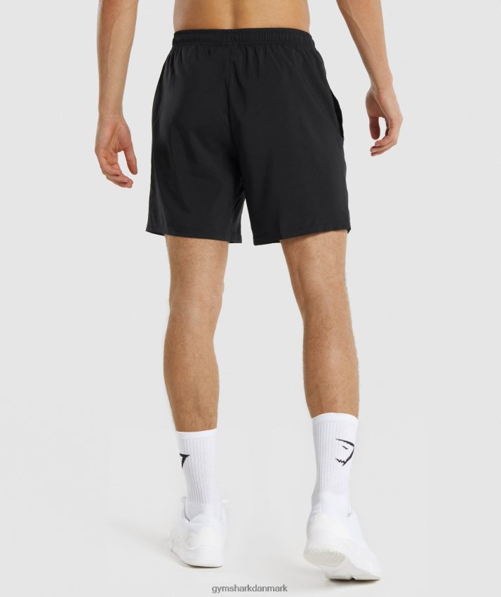 Mænd Gymshark ankomst shorts N4ZDDN510 sort