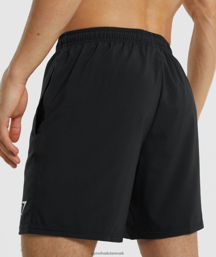 Mænd Gymshark ankomst shorts N4ZDDN510 sort