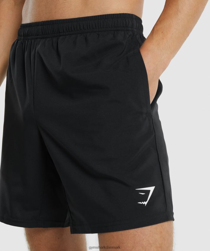 Mænd Gymshark ankomst shorts N4ZDDN510 sort