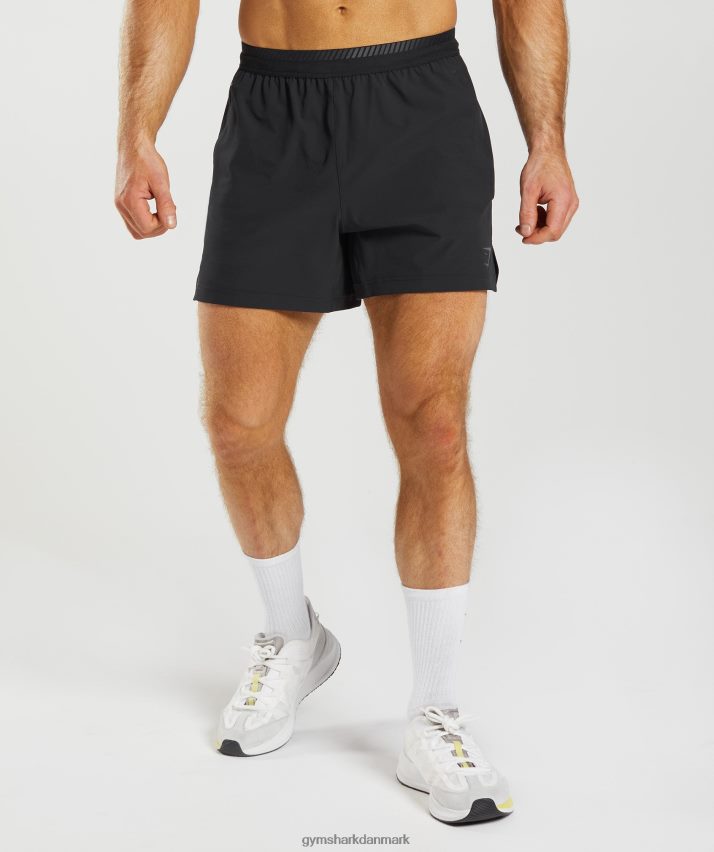Mænd Gymshark apex 5 hybrid shorts N4ZDDN548 sort
