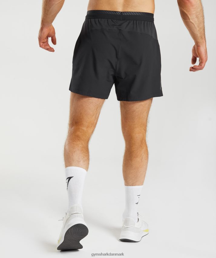 Mænd Gymshark apex 5 hybrid shorts N4ZDDN548 sort