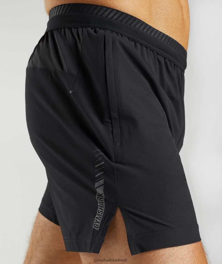 Mænd Gymshark apex 5 hybrid shorts N4ZDDN548 sort
