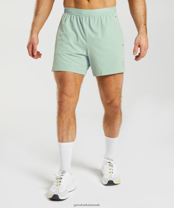 Mænd Gymshark apex 5 hybrid shorts N4ZDDN549 frost krikand