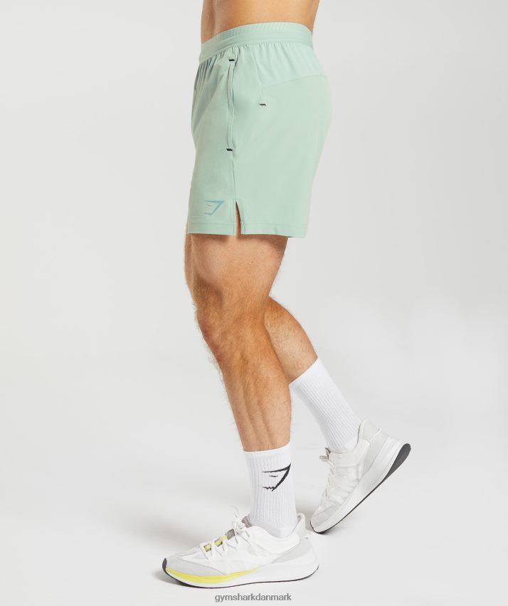 Mænd Gymshark apex 5 hybrid shorts N4ZDDN549 frost krikand