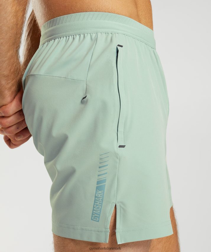 Mænd Gymshark apex 5 hybrid shorts N4ZDDN549 frost krikand