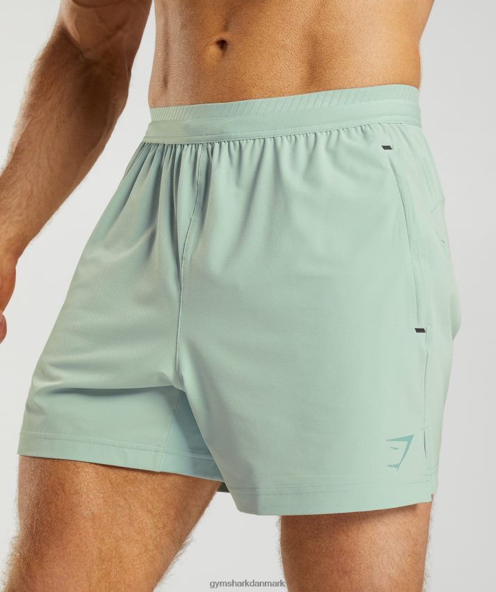 Mænd Gymshark apex 5 hybrid shorts N4ZDDN549 frost krikand