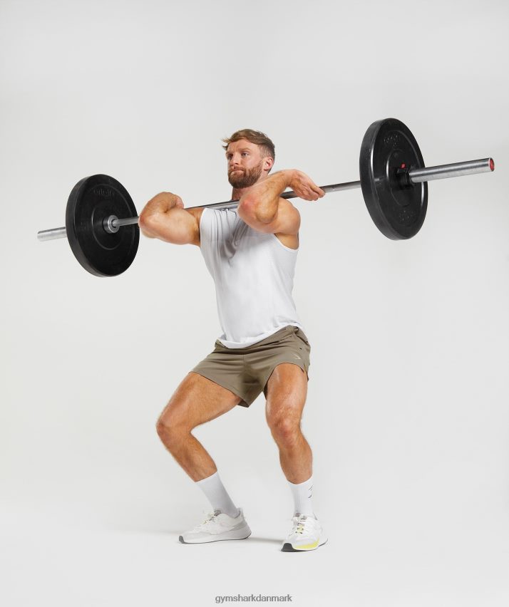 Mænd Gymshark apex 5 hybrid shorts N4ZDDN550 jordbrun