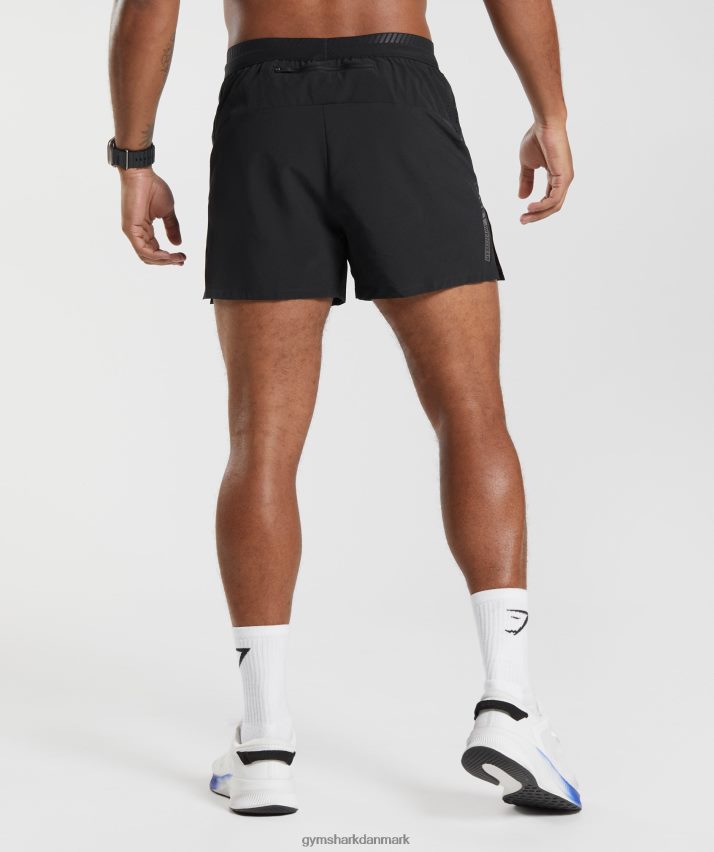 Mænd Gymshark apex run 4 shorts N4ZDDN523 sort