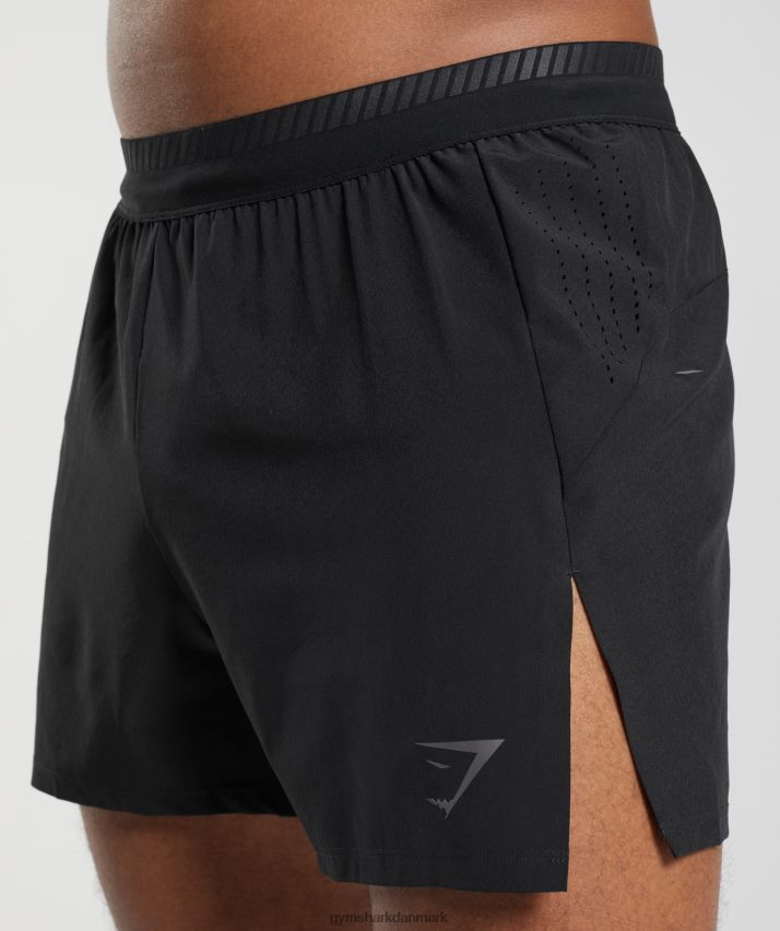 Mænd Gymshark apex run 4 shorts N4ZDDN523 sort