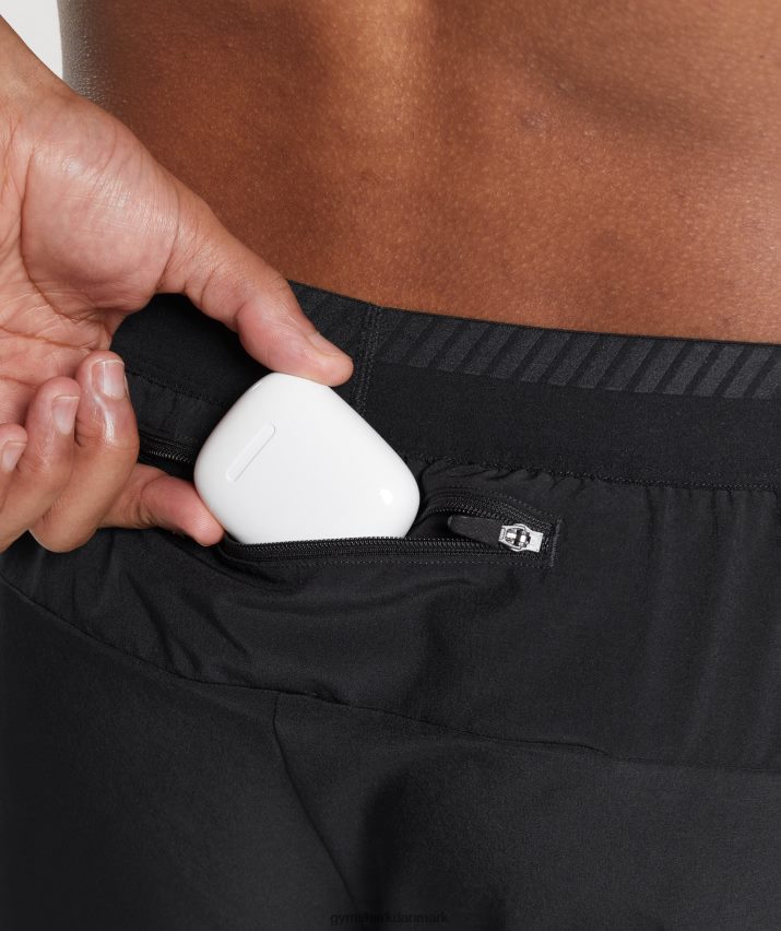 Mænd Gymshark apex run 4 shorts N4ZDDN523 sort