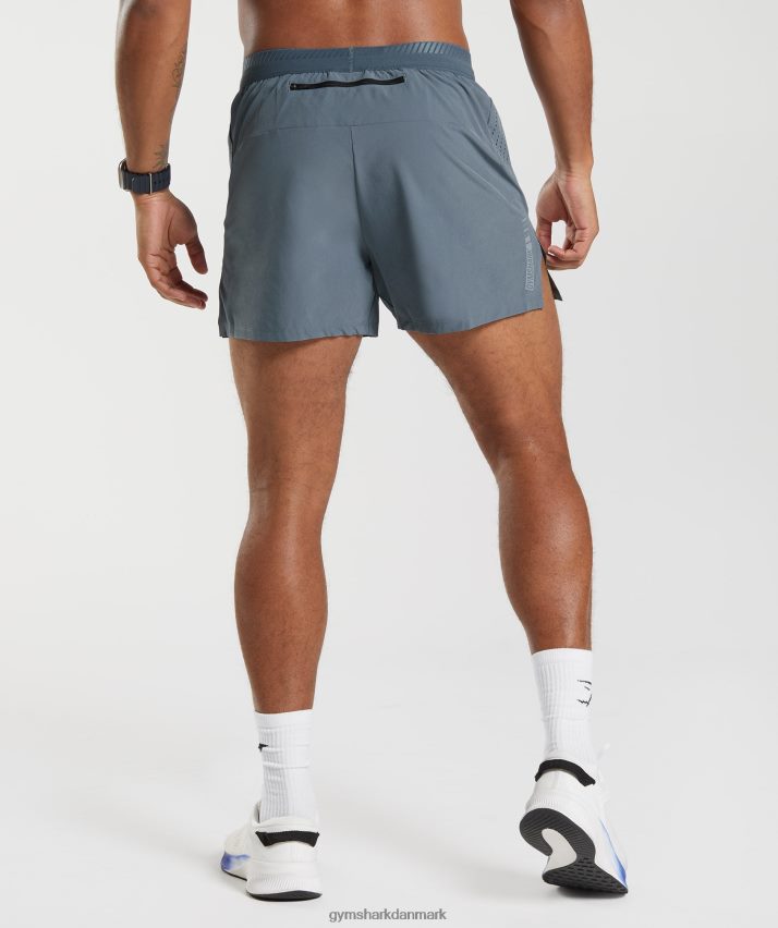 Mænd Gymshark apex run 4 shorts N4ZDDN542 aften blå