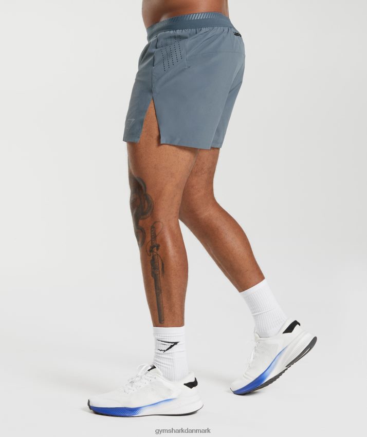 Mænd Gymshark apex run 4 shorts N4ZDDN542 aften blå