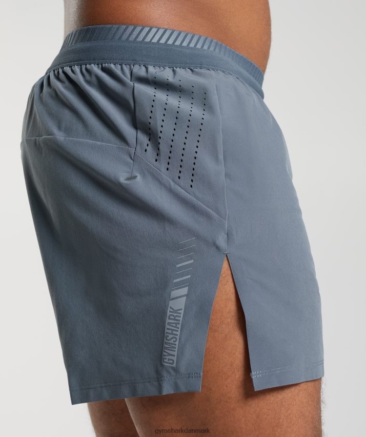 Mænd Gymshark apex run 4 shorts N4ZDDN542 aften blå