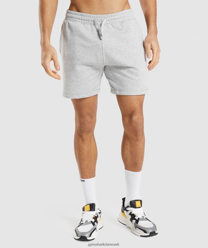 Mænd Gymshark crest shorts N4ZDDN568 lysegrå mergel