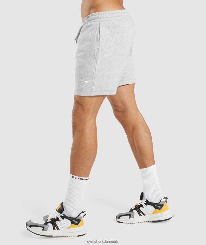 Mænd Gymshark crest shorts N4ZDDN568 lysegrå mergel