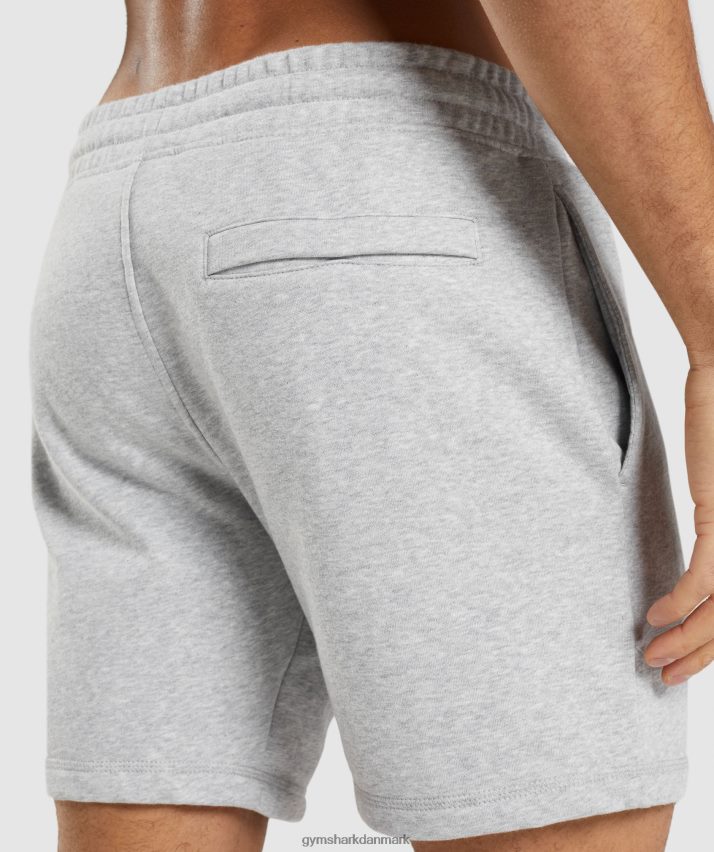 Mænd Gymshark crest shorts N4ZDDN568 lysegrå mergel