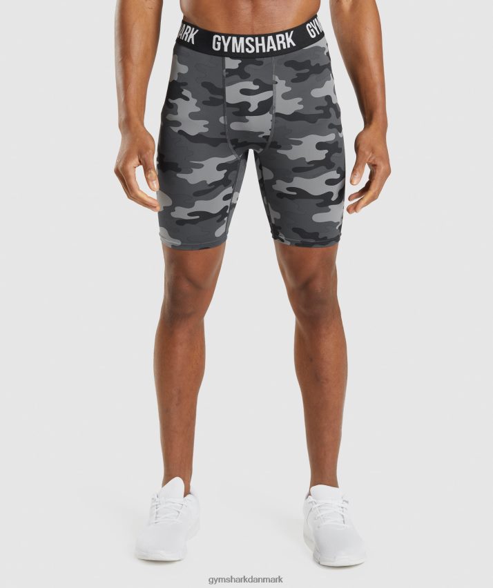 Mænd Gymshark element baselayer shorts N4ZDDN560 gråt print
