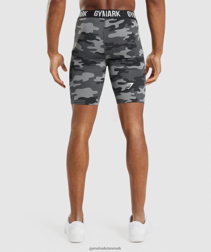 Mænd Gymshark element baselayer shorts N4ZDDN560 gråt print